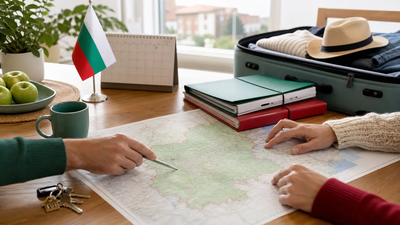 Семья планирует переезд в Болгарию по документам и карте