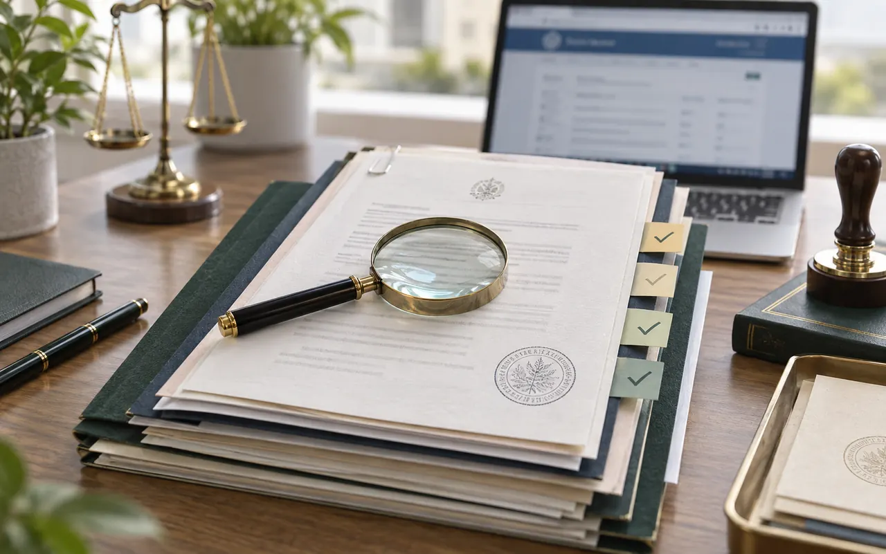 Проверка документов Legal Service по официальным источникам